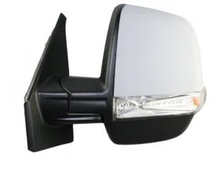 Retrovisor Izquierdo Manual Termico, Imprimado Con Intermitente (Mod 2 Cristales) para Fiat DOBLO 2010 y Opel COMBO 2012