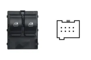 Interruptor Puerta Elevalunas Delantero Izquierdo (2 Botones) 8 Pins para Fiat DOBLO 2010