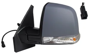 Retrovisor Izquierdo Manual, Para Pintar Con Intermitente (1 Cristal) 2 Pins para Fiat DOBLO 2015