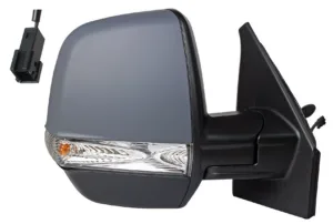 Retrovisor Derecho Manual, Para Pintar Con Intermitente Con Sensor De Temperatura (2 Cristales) (4Pins) para Fiat DOBLO 2015