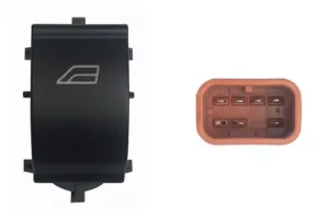 Boton Elevalunas Delantero Derecho Ó Izquierdo 6 Pins para Ford C-MAX 2010, FOCUS 2011 y TRANSIT CONNECT 2013