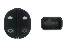 Interruptor Puerta Delantera Izquierda (2 Botones) 6 Pins para Ford FIESTA MK5 2005