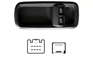 Interruptor Puerta Delantera Izquierda (2 Botones) 12Pin para Ford FIESTA MK6 2008