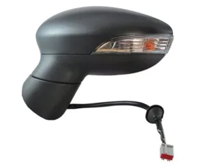 Retrovisor Izquierdo Electrico, Termico, Asferico, Con Intermitente Y Luz De Cortesia 8Pin para Ford FIESTA MK6 2013