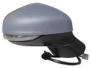 Retrovisor Derecho Electrico, Imprimado Convexo, Termico, Abatible Eletricamente, Con Intermitente Y Luz De Cortesia 12 Pins para Ford FIESTA MK7 2017