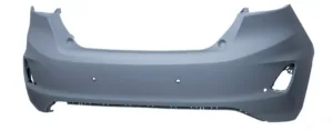 Paragolpes Trasero Imprimado (4 Agujeros Para Sensores) para Ford FIESTA MK7 2017