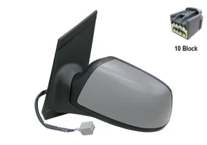 Retrovisor Izquierdo Electrico Termico, Para Pintar Abatible Electricamente 7 Pins para Ford FOCUS 2004