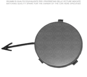 Tapa Gancho Paragolpes Delantero Imprimado para Ford MONDEO 2000