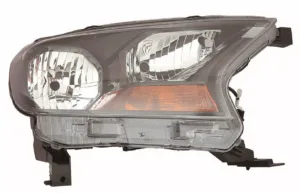 Faro Derecho (Regulacion Manual/Electrica) Interior Negro (H7/Hb3) para Ford RANGER 2016