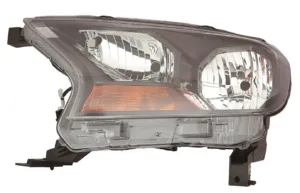 Faro Izquierdo (Regulacion Manual/Electrica) Interior Negro (H7/H15) para Ford RANGER 2016