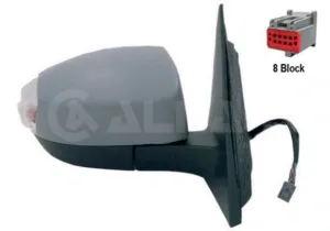 Retrovisor Derecho Electrico Convexo, Termico, Imprimado, Abatible Electricamente Con Intermitente Con Luz De Cortesia 8P para Ford S-MAX 2006