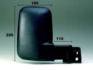 Retrovisor Derecho Manual Brazo Corto para Ford TRANSIT 1986