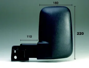 Retrovisor Manual Izquierdo Brazo Corto para Ford TRANSIT 1986