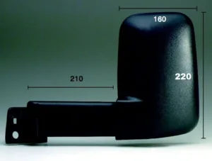 Retrovisor Manual Izquierdo Brazo Largo para Ford TRANSIT 1986