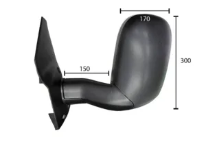 Retrovisor Manual Izquierdo Brazo Largo (150Mm) para Ford TRANSIT 1994