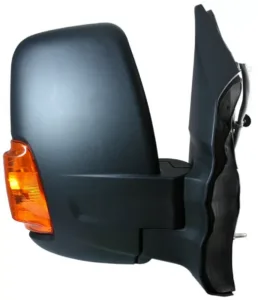 Retrovisor Manual Derecho, Convexo Con Intermitente Ambarillo Brazo Corto 16W 2 Pins para Ford TRANSIT 2014