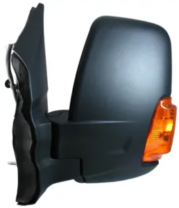 Retrovisor Izquierdo Electrico Convexo, Termico, Abatible Eletricamente, Con Intermitente Ambar, Brazo Corto, 16W 8 Pins para Ford TRANSIT 2014