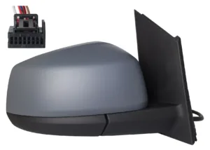 Retrovisor Derecho Electrico, Imprimado, Termico, Abatible Electricamente, Convexo, 7Pin para Ford TRANSIT CONNECT 2022 y Volkswagen CADDY V 2020