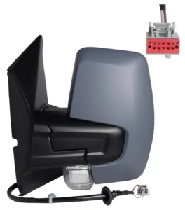 Retrovisor Izquierdo Electrico Convexo, Termico, Abatible Eletricamente, Con Intermitente 8 Pins para Ford TRANSIT CUSTOM 2018