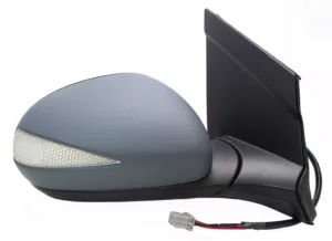 Retrovisor Derecho Electrico Termico, Para Pintar Con Intermitente, Convexo 7 Pins para Honda CIVIC 3/5P 2006