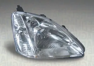 Faro Derecho Electrico Aro Cromado (Magneti Marelli) (H4) para Honda CIVIC H/B 2001