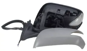 Retrovisor Izquierdo Electrico, Imprimado Convexo Con Intermitente para Honda JAZZ 2008 y JAZZ 2011