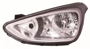 Faro Izquierdo Electrico Interior Negro (H4/H7) para Hyundai I10 2013