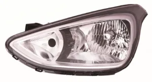 Faro Izquierdo Electrico Interior Negro (H4) para Hyundai I10 2013