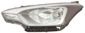 Faro Izquierdo Electrico Interior Negro (3 Puertas ) (H4) para Hyundai I20 2015
