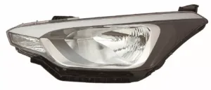 Faro Izquierdo Electrico Interior Negro (5 Puertas/H4) para Hyundai I20 2015