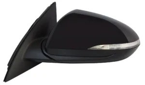 Retrovisor Izquierdo Electrico, Imprimado Asferico, Termico, Abatible Eletricamente, Con Intermitente 8 Pins para Hyundai I30 2017