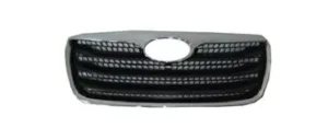 Rejilla (Negra) (Con Aro Cromado) para Hyundai SANTA FE 2010