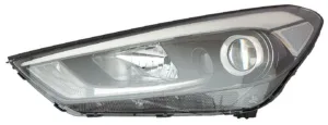Faro Izquierdo Electrico Con Motor (H7/H7/Py21W/Led) para Hyundai TUCSON 2015