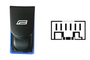 Boton Puerta Delantera Derecho (Elevalunas Delantero Derecho) 6Pin para Iveco DAILY 2000