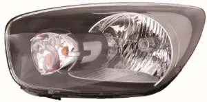 Faro Izquierdo Electrico Interior Negro para Kia PICANTO 2011