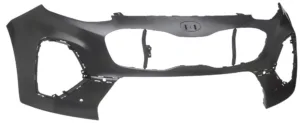 Paragolpes Delantero (Negro) Con 2 Agujeros Para Sensores para Kia SPORTAGE 2018