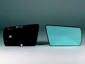 Cristal Retrovisor Derecho, Termico, Convexo, Azulado para Mercedes-Benz C W202 1993, E W210 1995 y S W140 1994