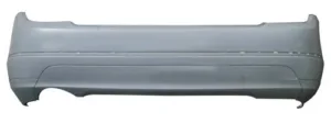 Paragolpes Trasero Imprimado (Sin Agujeros Para Sensores ) (Con Agujero Moldura) (4 Puertas) para Mercedes-Benz C W204 2007