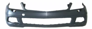 Paragolpes Delantero Imprimado (Con Agujero Lavafaros) (Sin Sensores) (Elegance) para Mercedes-Benz C W204 2007