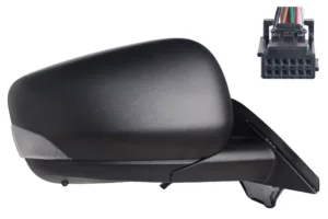 Retrovisor Derecho Con Regulacion Electrica Termico Con Piloto Con Sensor De Temperatura Asferico Negro 9Pin (Van) para Mercedes-Benz CITAN 2021, Nissan TOWNSTAR 2021 y Renault KANGOO 2021