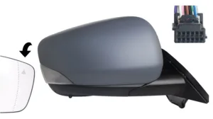 Retrovisor Derecho Con Regulacion Electrica Termico Abatible Electricamente Con Piloto Con Sensor De Temperatura Asferico Para Pintar Con Sensor Angulo Muerto 11Pin (Van) para Mercedes-Benz CITAN 2021, Nissan TOWNSTAR 2021 y Renault KANGOO 2021