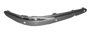 Moldura Derecha Paragolpes Delantero + Moldura Cromada + Agujeros Sensores para Mercedes-Benz E W211 2002