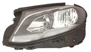 Faro Izquierdo Electrico Con Motor, Interior Negro (H7/H7/Led) para Mercedes-Benz E W213 2016