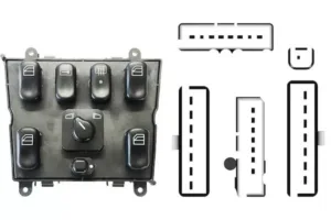 Interruptor Elevalunas + Retrovisor (6Botoes) 30Pin para Mercedes-Benz M W163 1998