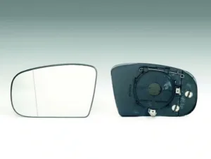 Cristal Retrovisor Izquierdo Asferico, Termico, Con Soporte para Mercedes-Benz S W220 1998 y S W220 2002