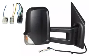 Retrovisor Derecho Electrico (Negro) Termico, Con Intermitente, (9+3Pins) Br/Medio para Mercedes-Benz SPRINTER 2018