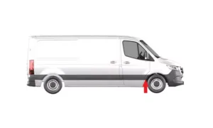 Moldura Aleta Delantera Derecha para Mercedes-Benz SPRINTER 2018