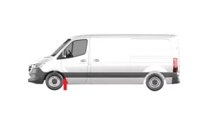 Moldura Aleta Delantera Izquierda para Mercedes-Benz SPRINTER 2018