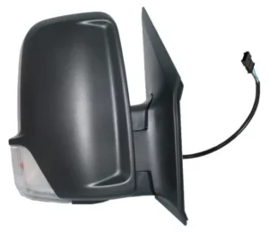 Retrovisor Manual Derecho, Convexo Con Intermitente Brazo Corto 2 Pins para Mercedes-Benz SPRINTER W906 2006 y Volkswagen CRAFTER 2006
