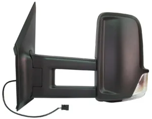 Retrovisor Izquierdo Electrico Convexo (2 Termicos) Con Intermitente Brazo Largo 6 Pins para Mercedes-Benz SPRINTER W906 2006 y Volkswagen CRAFTER 2006